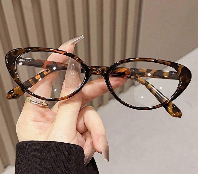 Clear Cat-Eye Blue Light Blocking Glasses