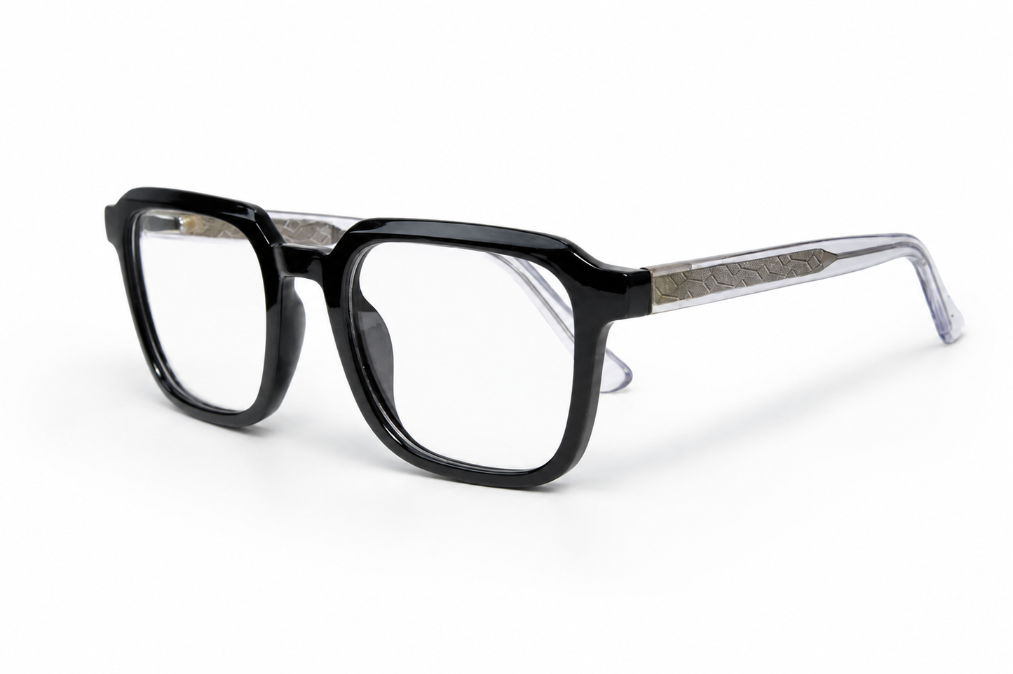 Bold Square Blue Light Eyeglasses / نظارة بلو لايت بتصميم مربع عريض