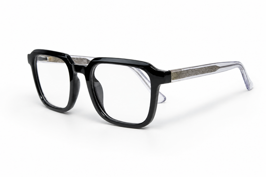 Bold Square Blue Light Eyeglasses / نظارة بلو لايت بتصميم مربع عريض