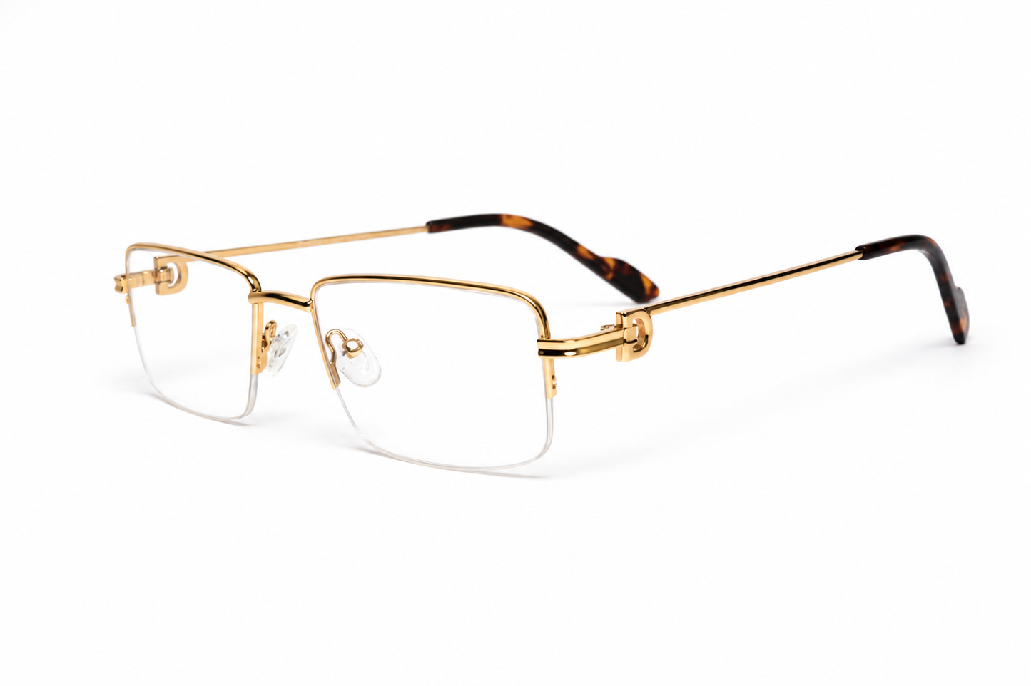 Semi-Rimless Blue Light Eyeglasses / نظارة بلو لايت طبية نصف فريم