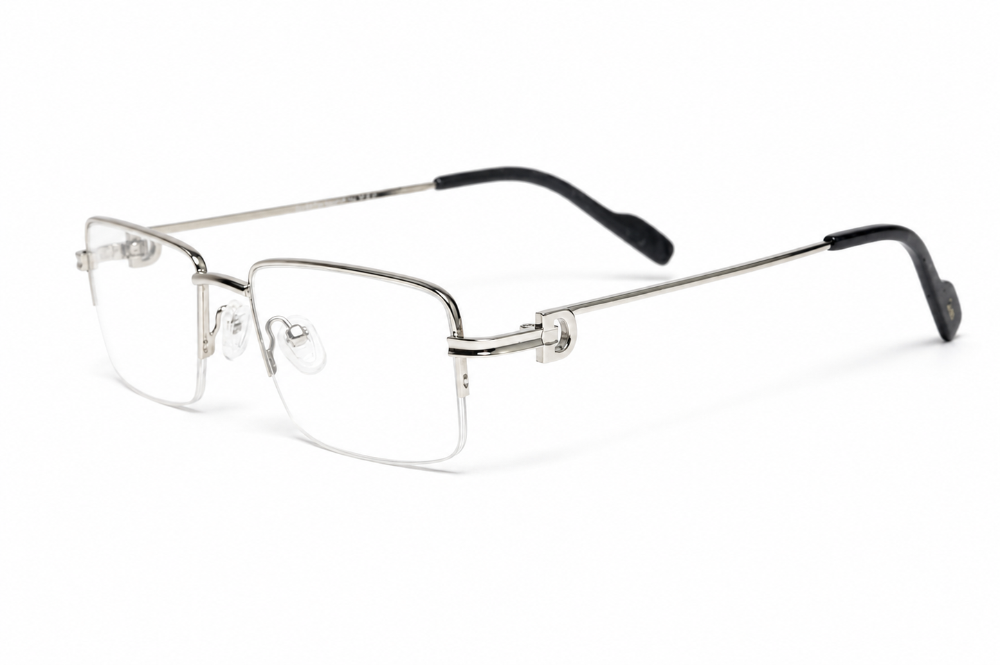 Semi-Rimless Blue Light Eyeglasses / نظارة بلو لايت طبية نصف فريم