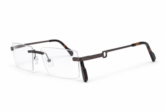 Rimless Blue Light Eyeglasses – Lightweight Screen Protection Frame / نظارة بلو لايت بدون إطار – فريم خفيف للحماية من الشاشات
