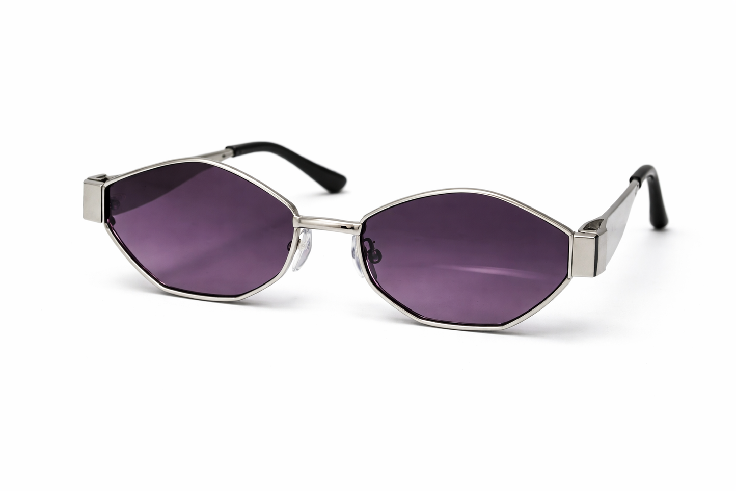 Geometric Metal Frame Sunglasses –  Modern Luxury Eyewear